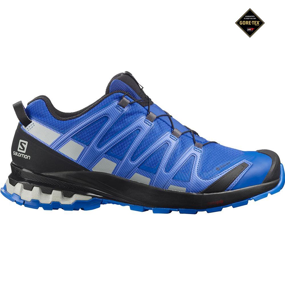 Salomon XA PRO 3D V8 GORE-TEX Zapatillas Trail Running Hombre - Azul Marino - Colombia (87026-MKHT)